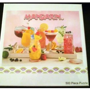 2/$25 BNIB Sealed Mandarin Restaurant 500 Piece Puzzle Fun Drinks and Beverages